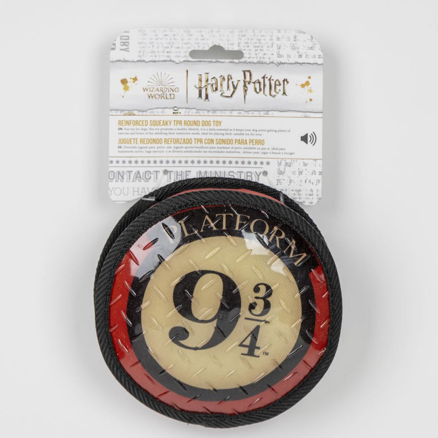Harry Potter Dog Toy, Platform 9 3/4