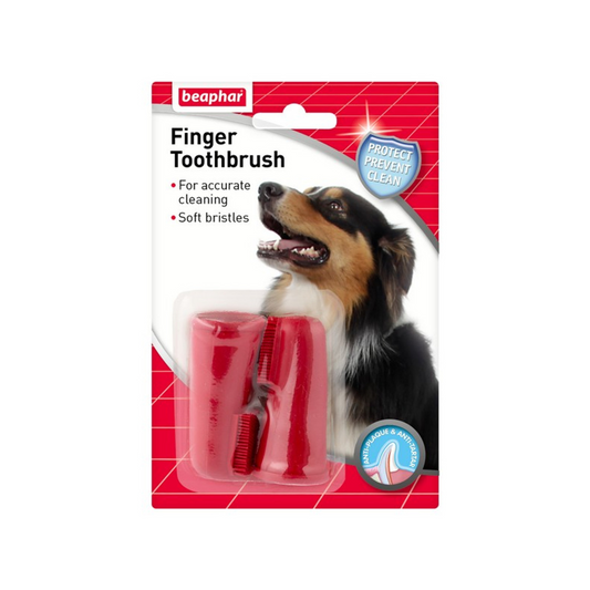 Beaphar Finger Toothbrush, Pack of 2