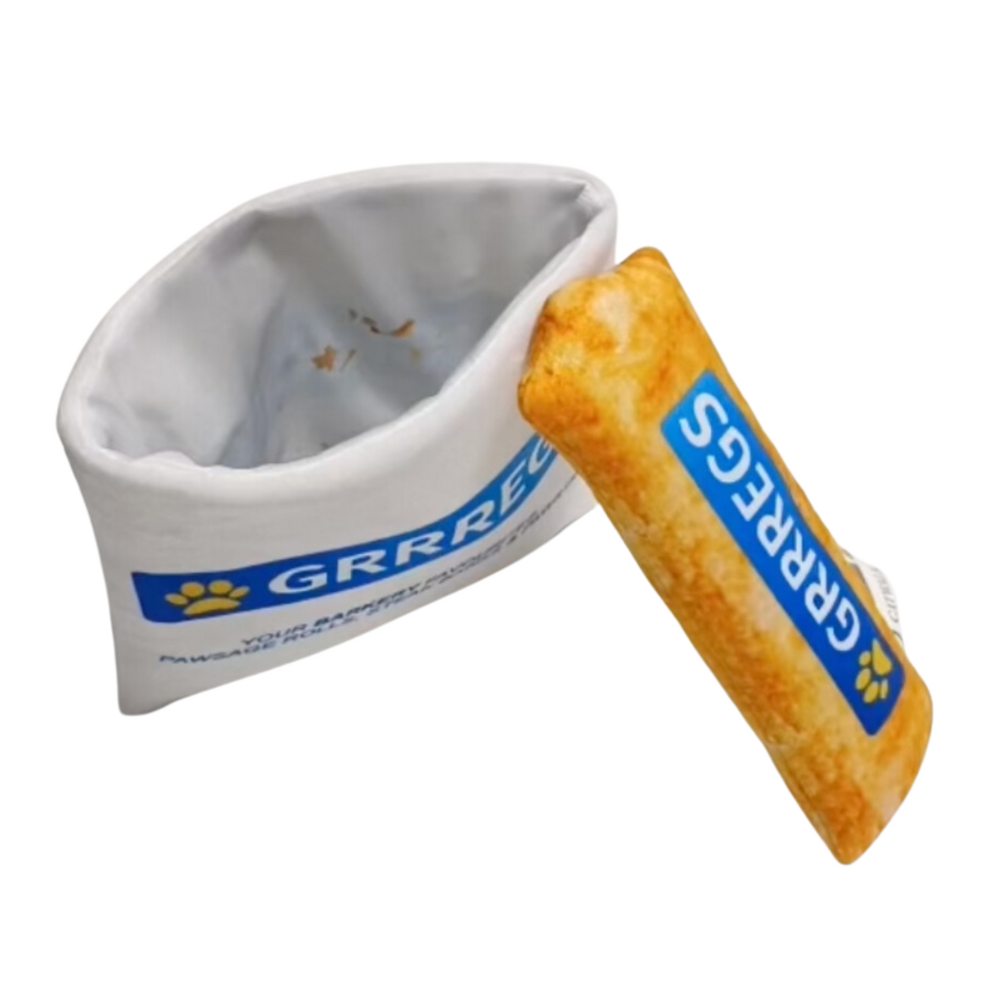 CatwalkDog Grrregs Sausage Roll Dog Toy