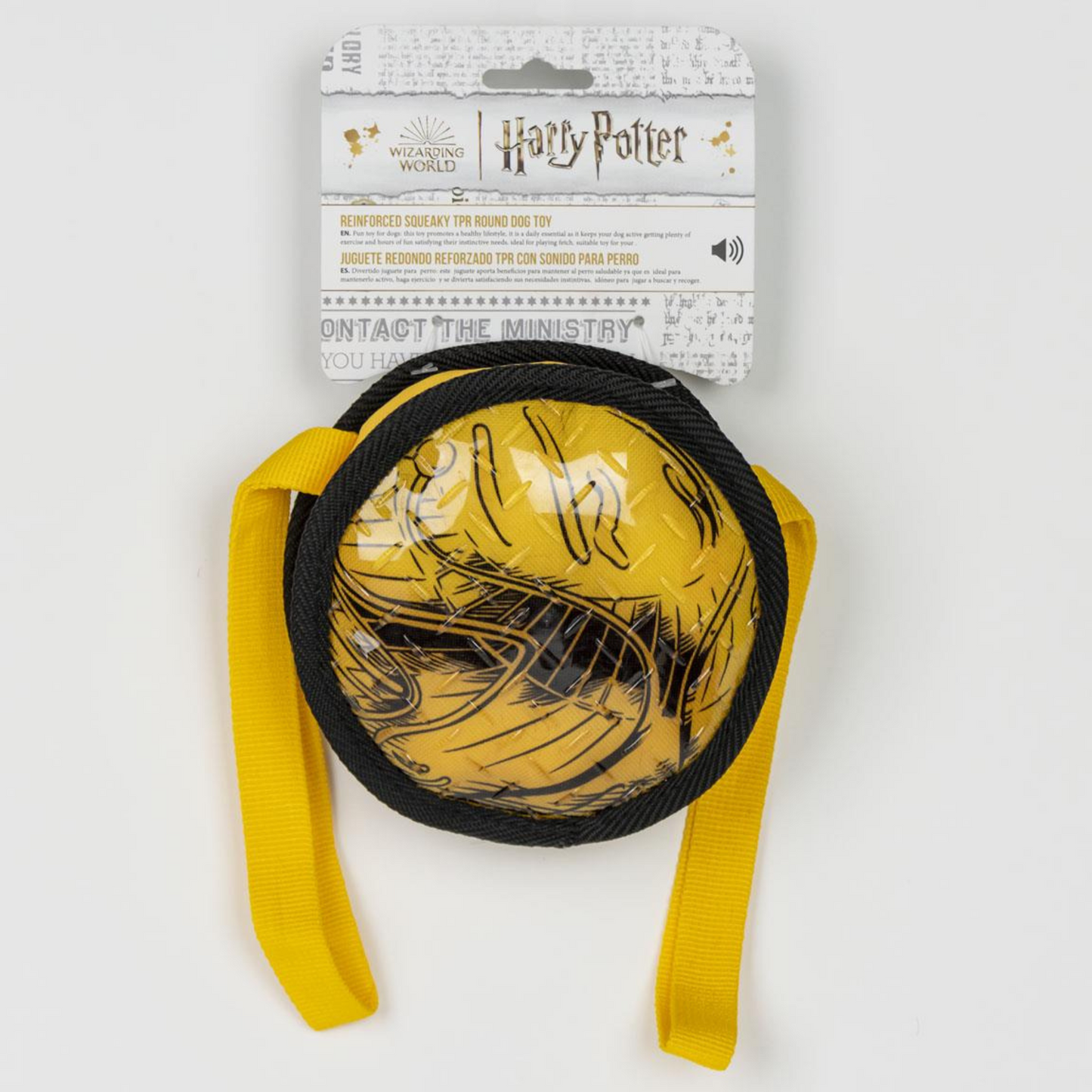 Harry Potter Dog Toy, Golden Snitch
