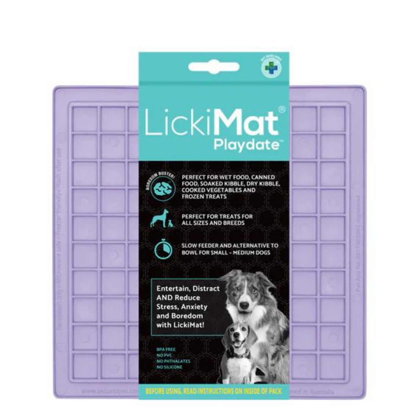 LickiMat Playdate Classic Dog Slow Feeder Food Mat