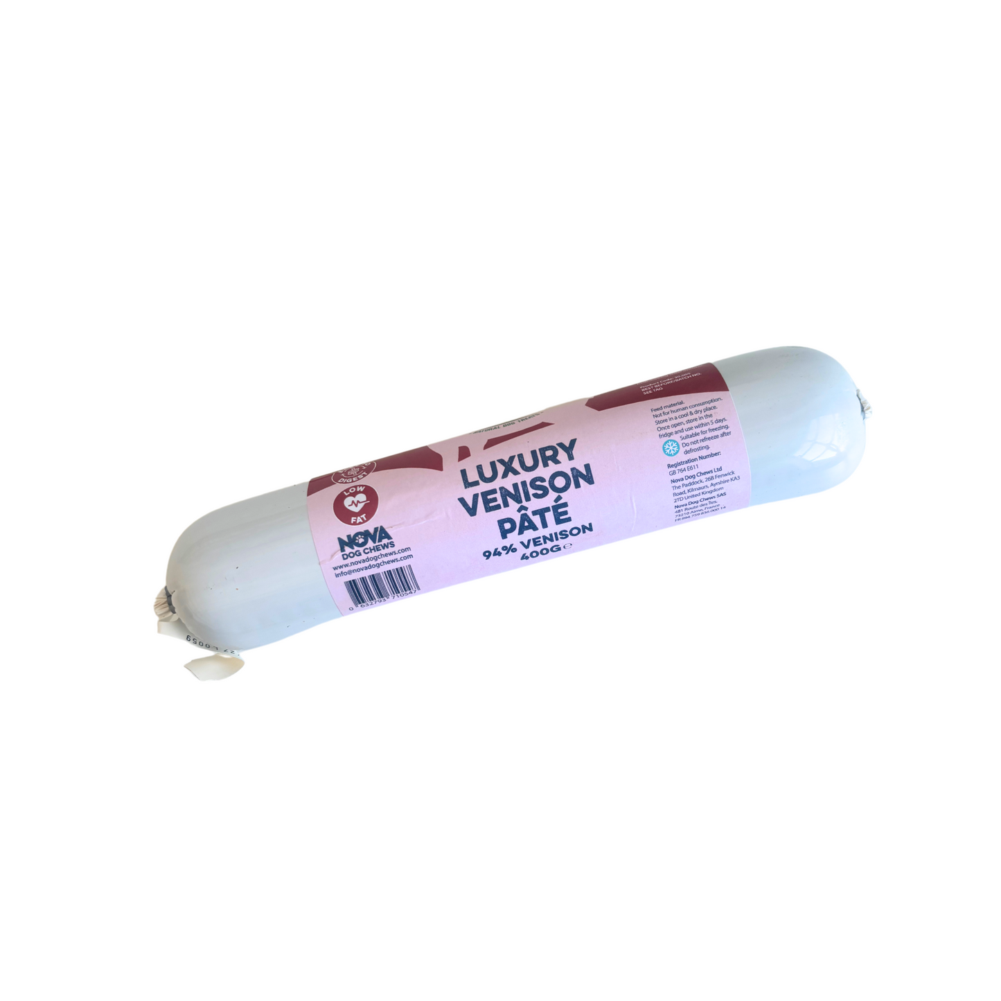 Paddock Farm Luxury Pate, Available in 11 Flavours, 92-94% Meat Content, Buy in Bulk & Save, 400g