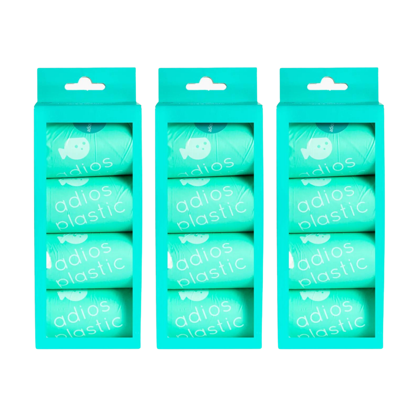 Adios Compostable Dog Poop Bags Without Handles On A Roll