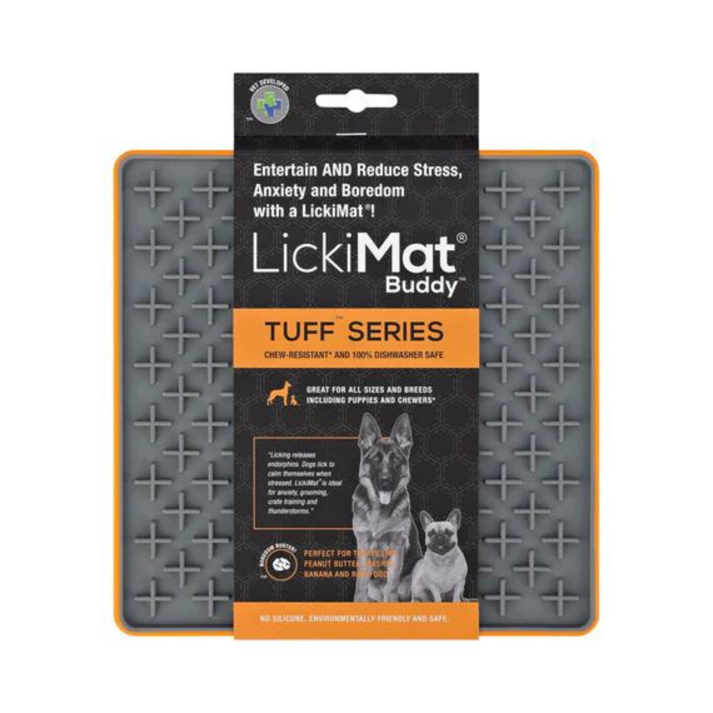 LickiMat Buddy Tuff Dog Slow Feeder Food Mat