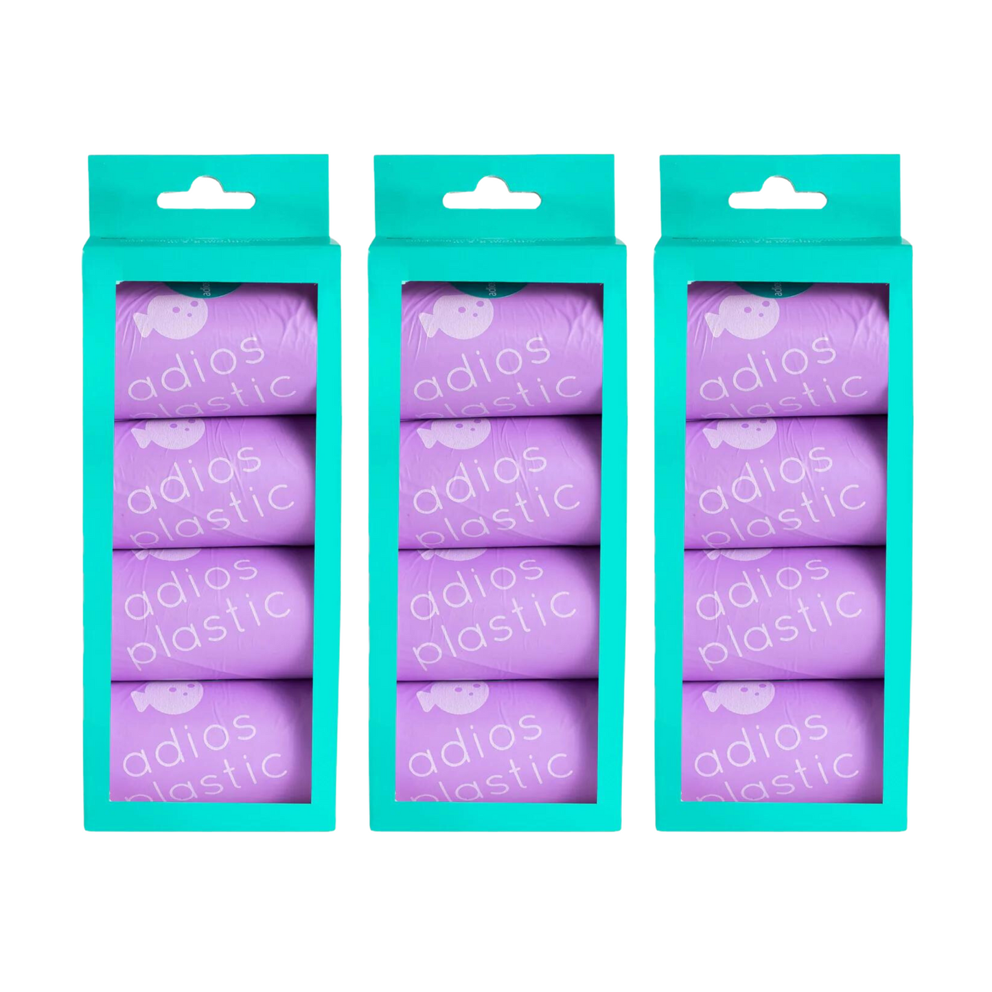 Adios Compostable Dog Poop Bags Without Handles On A Roll