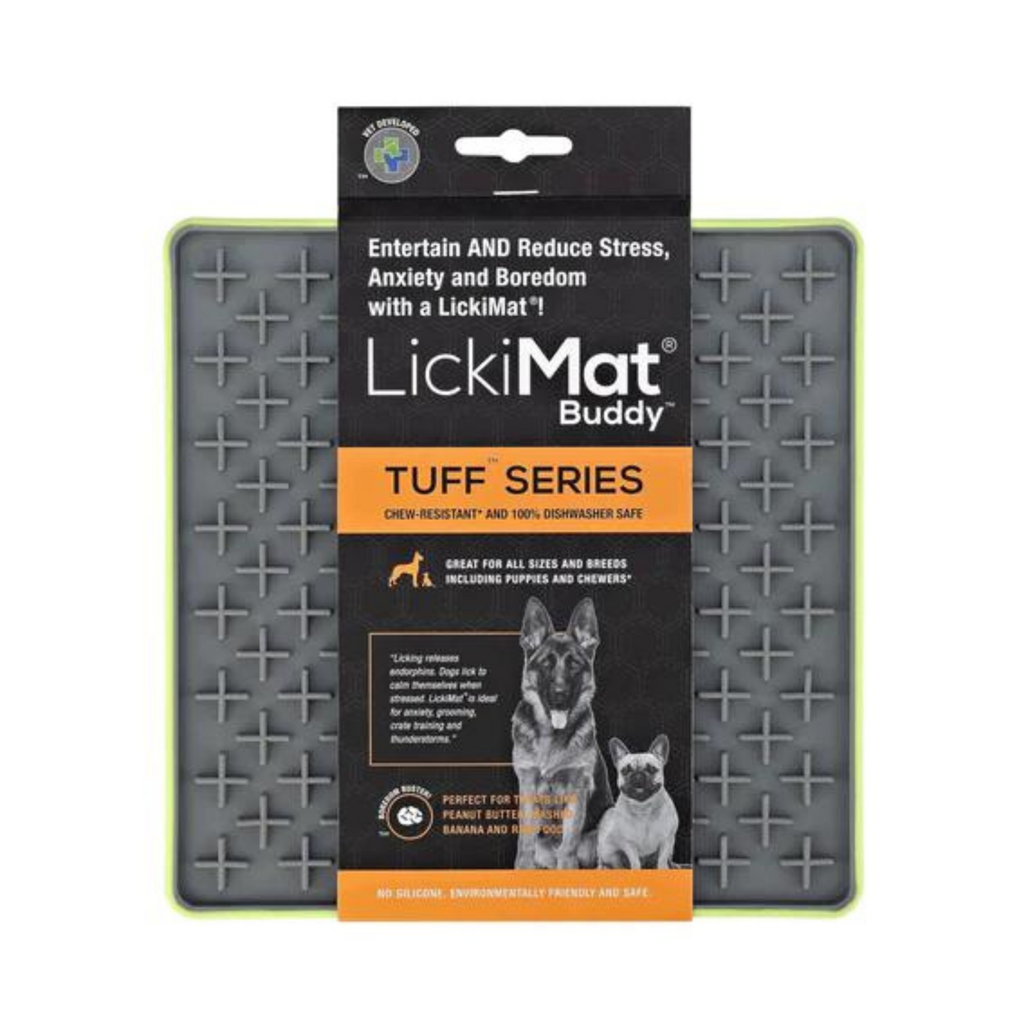 LickiMat Buddy Tuff Dog Slow Feeder Food Mat