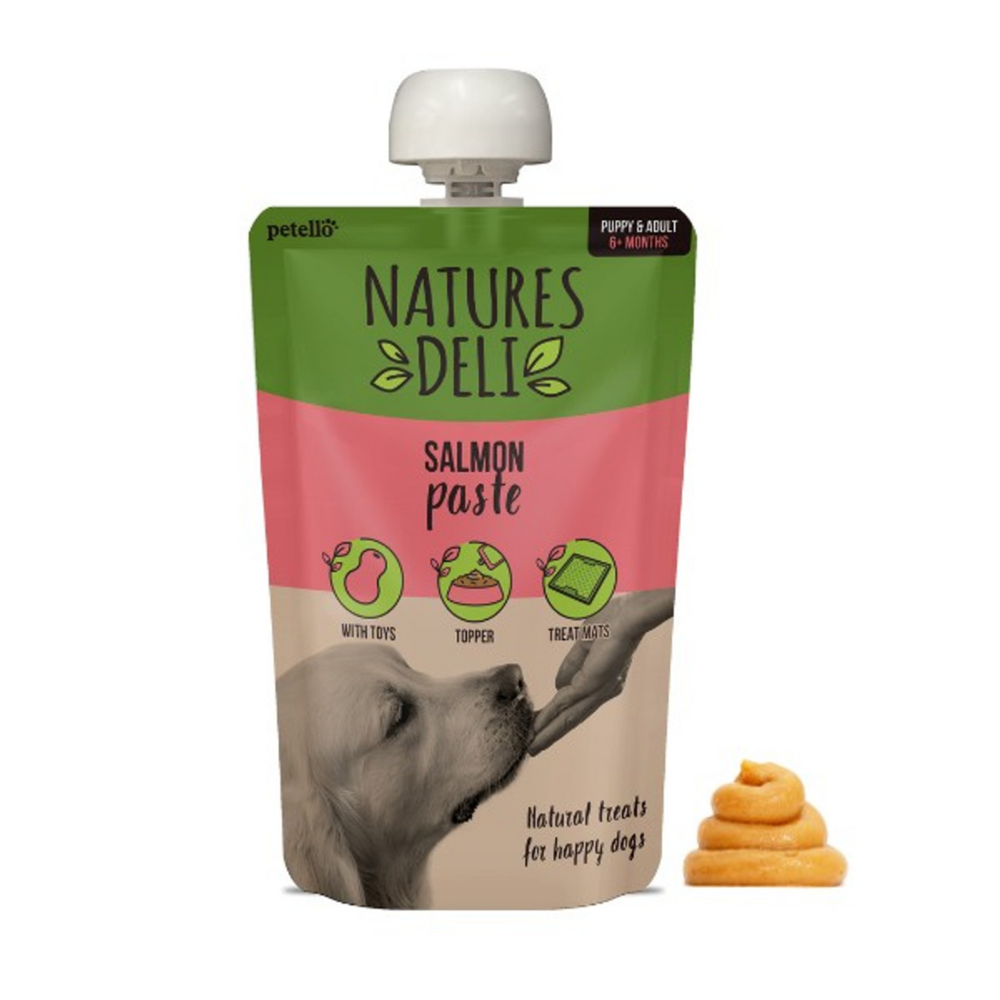 Natures Deli Paste Available in 3 Flavours Salmon & Chicken & Liver, 100g