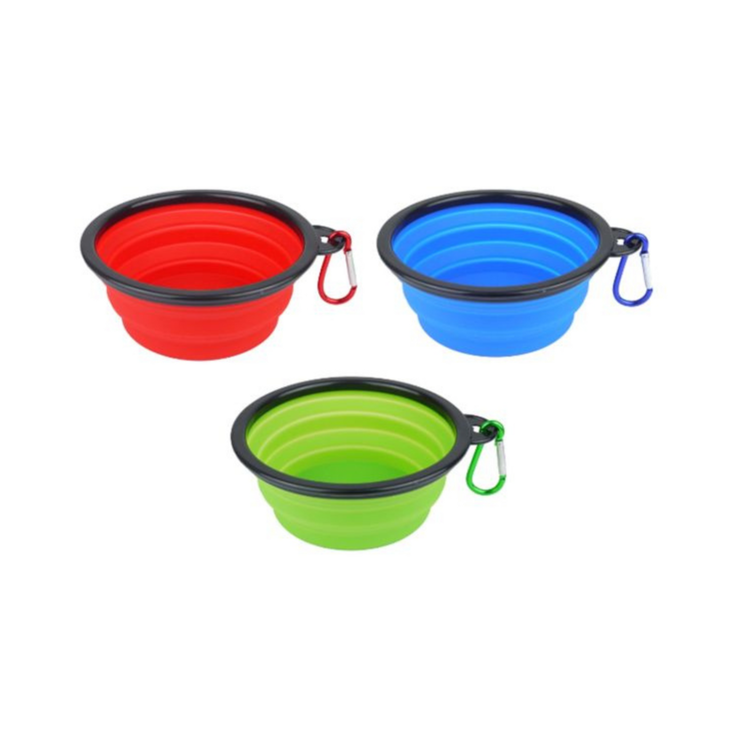 Silicon Travel Portable Bowl For Food & Water, 350ml