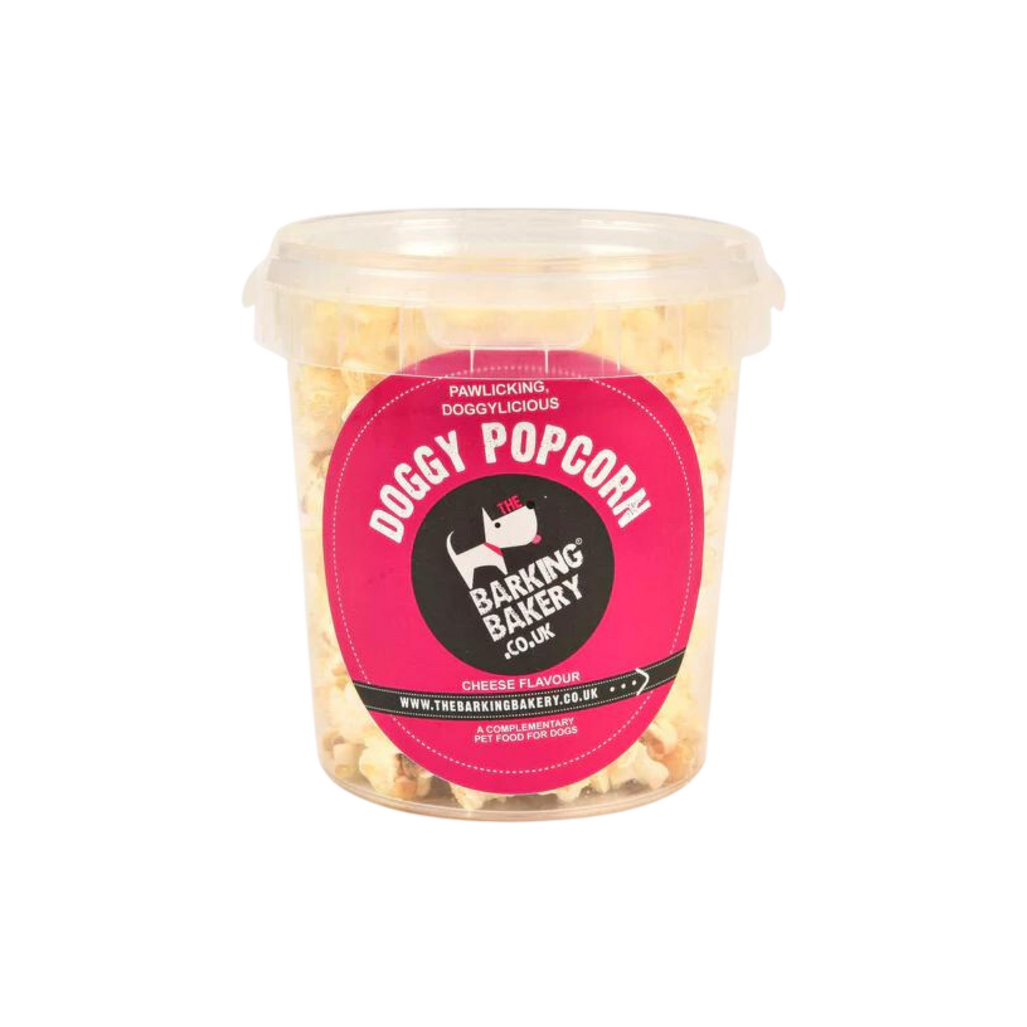 Barking Bakery Cheesey Popcorn Tub