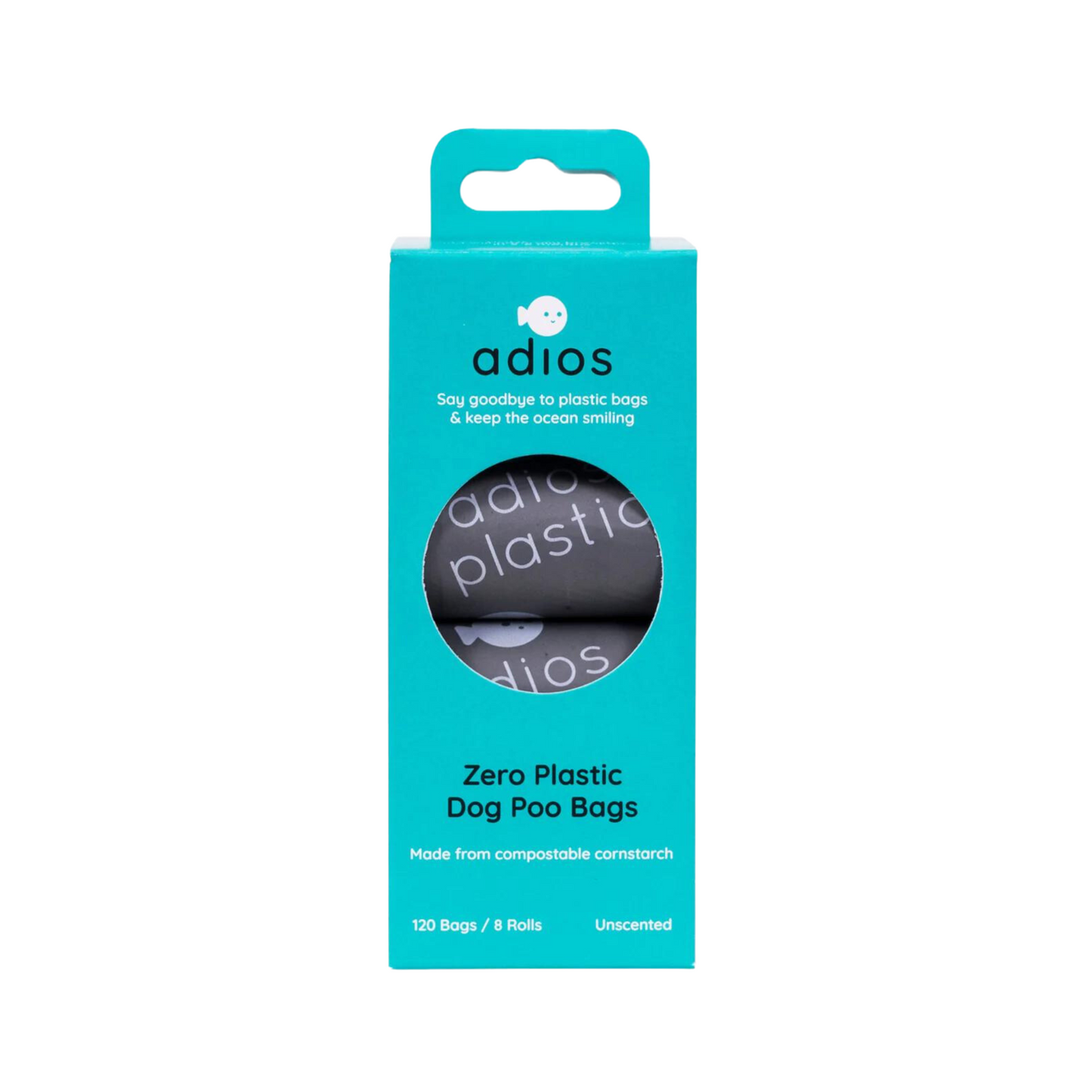 Adios Compostable Dog Poop Bags Without Handles On A Roll