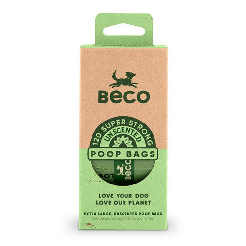 Beco Unscented Poop Bags, 120 pack, without handles - packaging