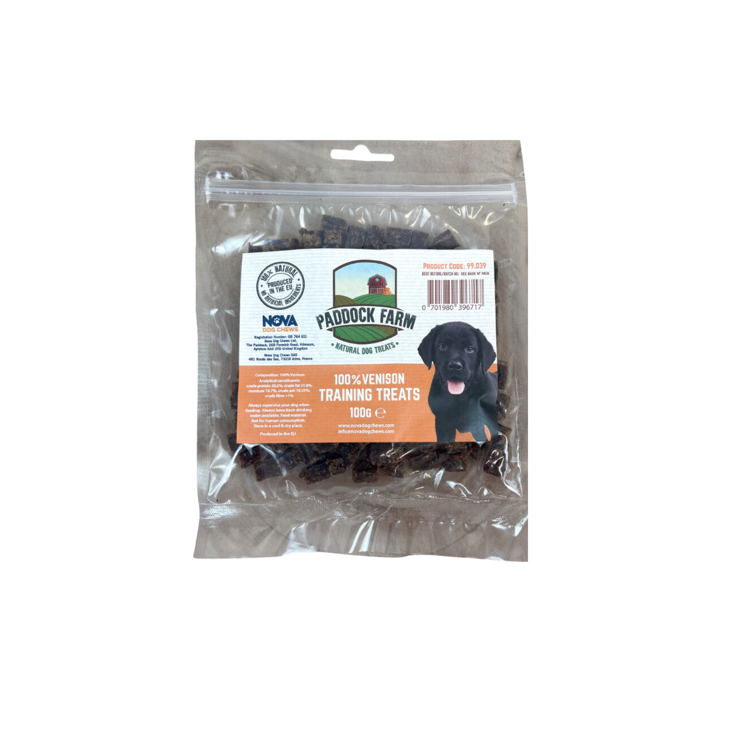 Paddock Farm 100% Natural Dog Training Treats, Available In 6 Flavours 100g & 1kg