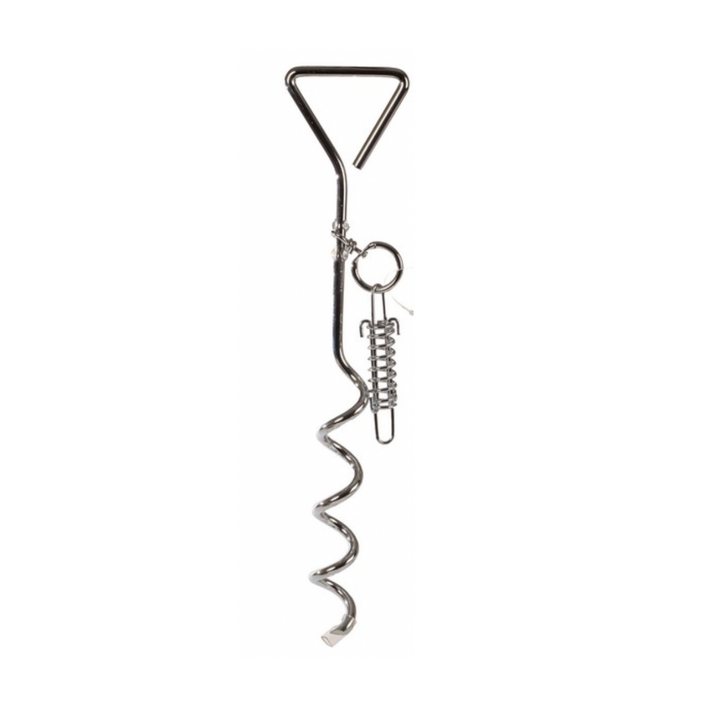 Animal Instincts Spiral Tie Out Stake Heavy Duty With Spring Heavy Duty, 41cm