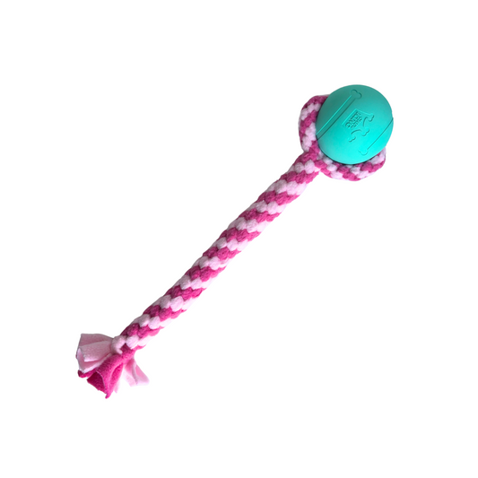 Tough Tug Toy with Ball, Available in 2 Sizes & Multiple Colours
