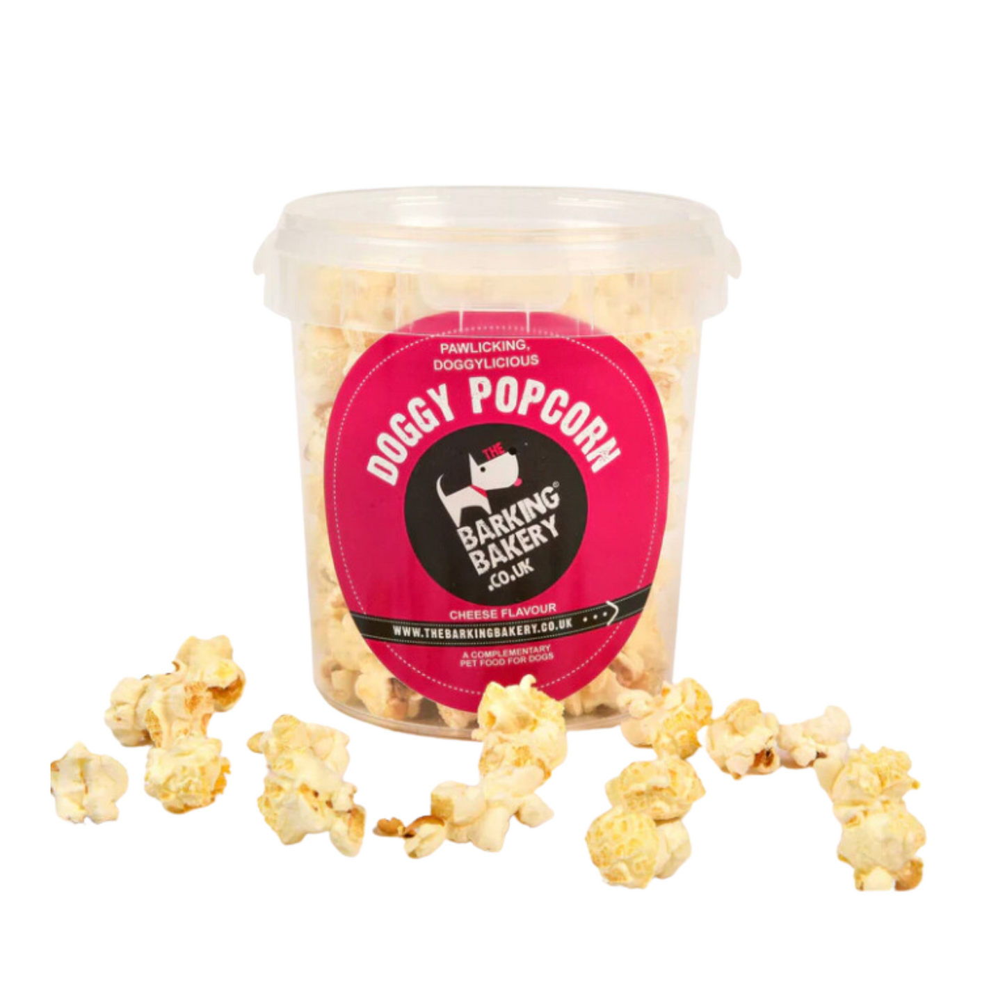 Barking Bakery Cheesey Popcorn Tub