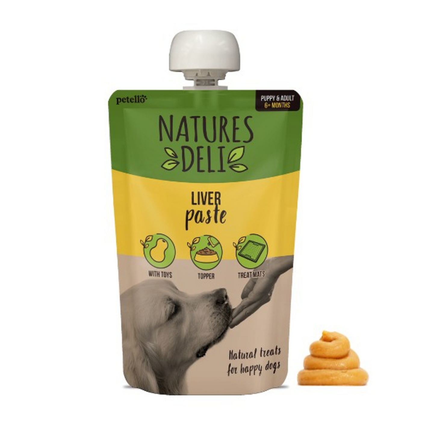 Natures Deli Paste Available in 3 Flavours Salmon & Chicken & Liver, 100g