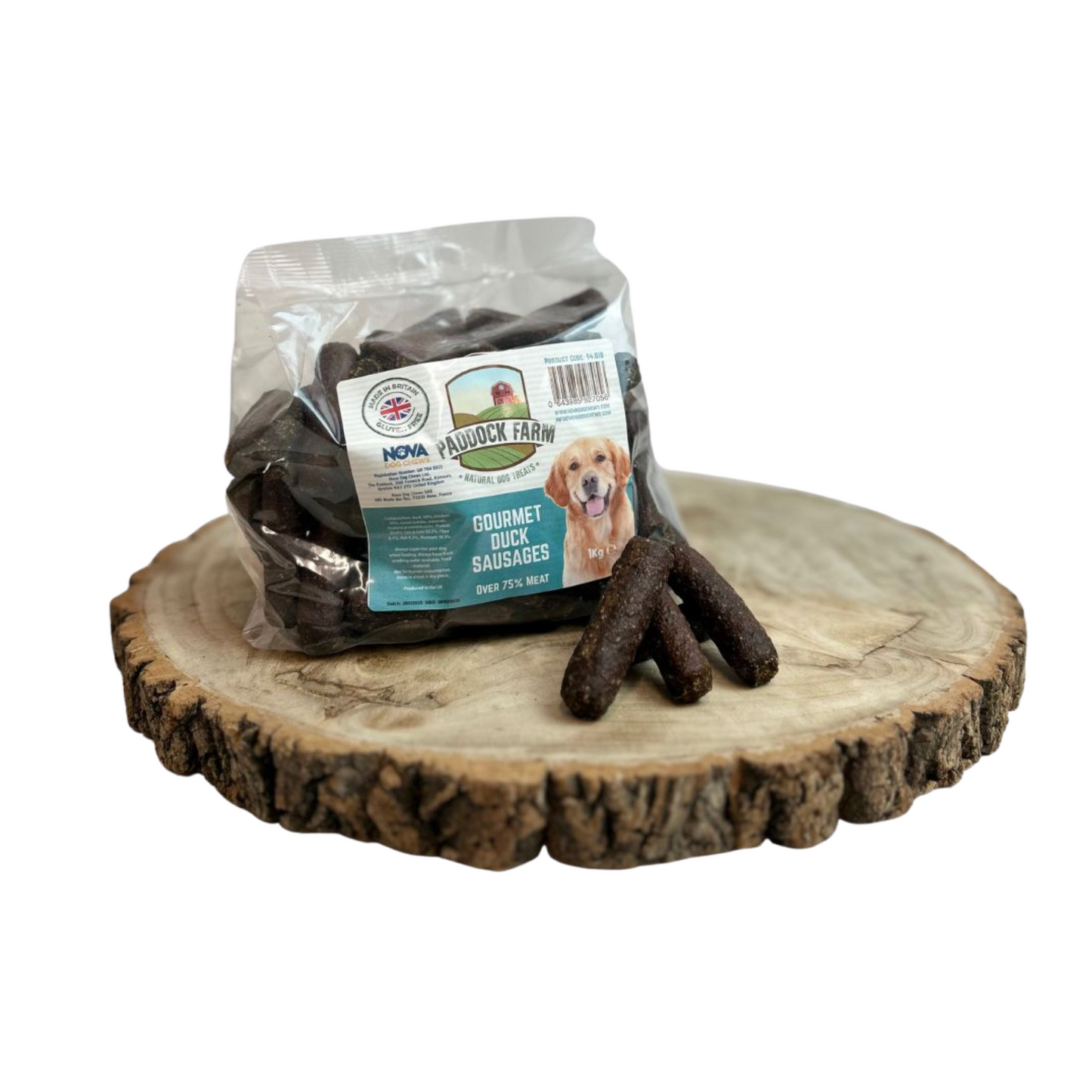 Paddock Farm Sausages Available in Chicken, Duck, Rabbit & Venison Flavour, 1kg