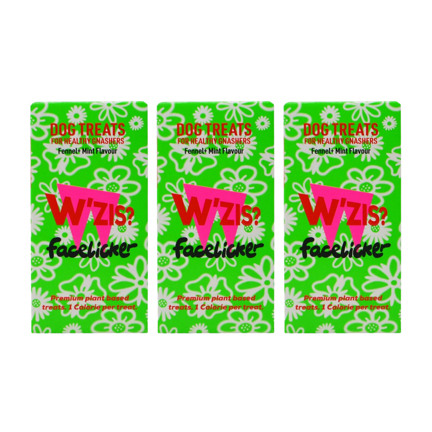 WZIS Facelicker Healthy Teeth & Breath Dog Treats, 50g