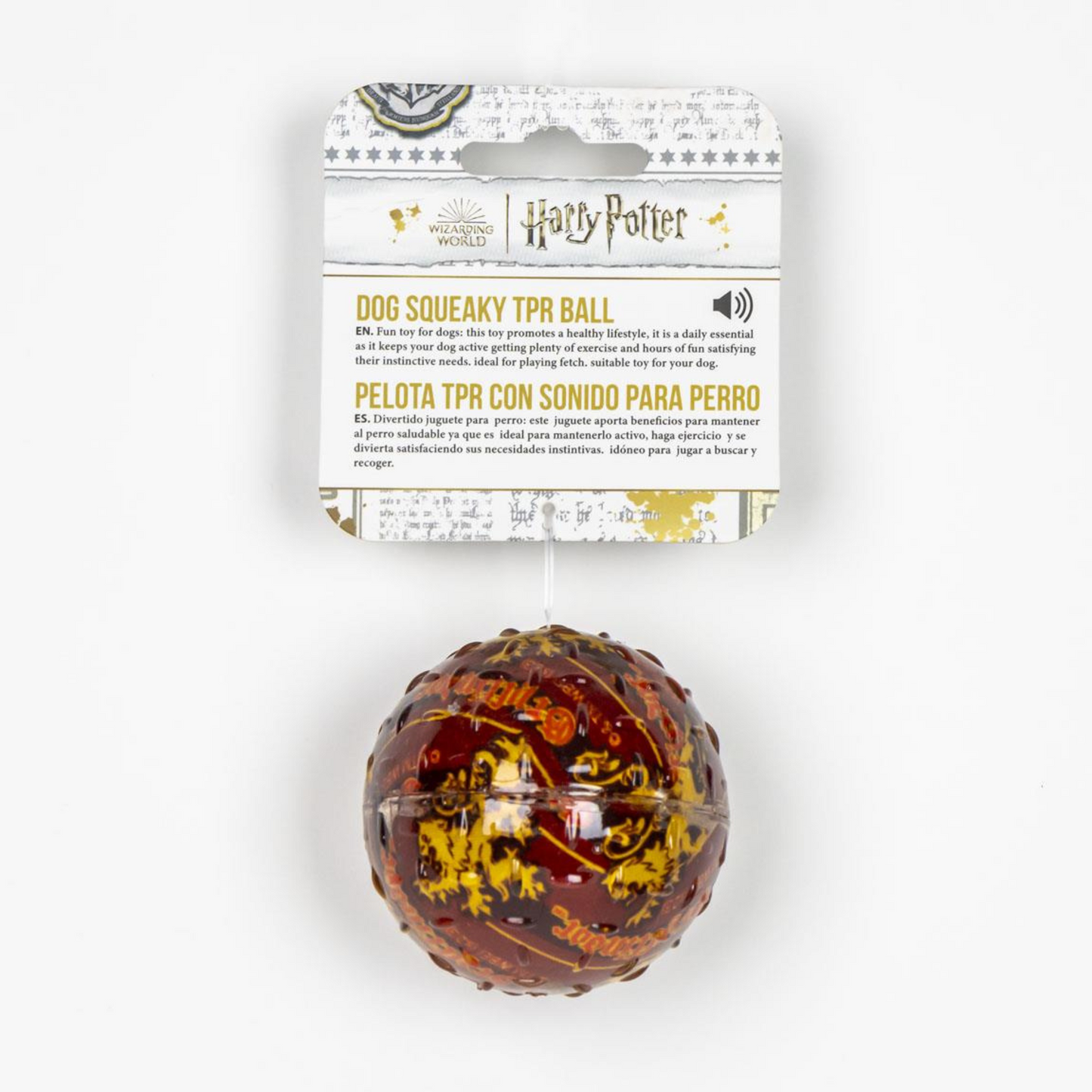 Harry Potter Squeaky Dog Ball Toy