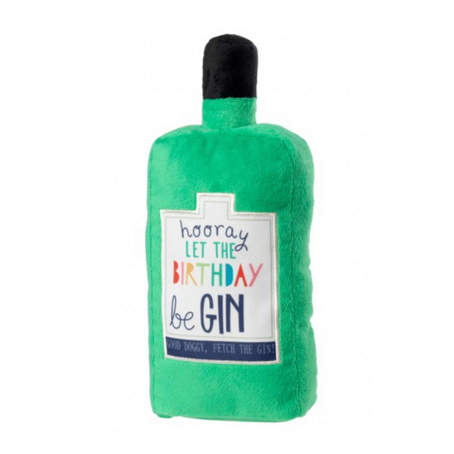House of Paws Birthday Gin Plush Dog Toy