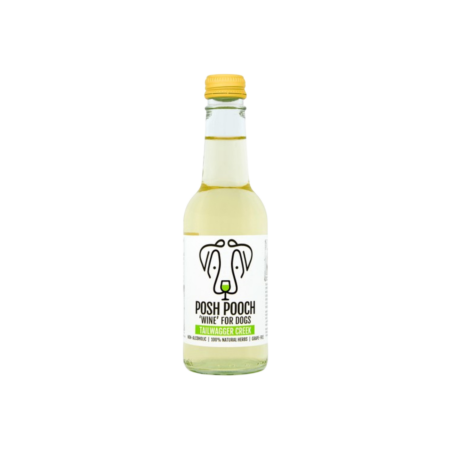 Woof & Brew White Wine For Dogs, Alcohol Free, Tailwagger Creek, 250ml