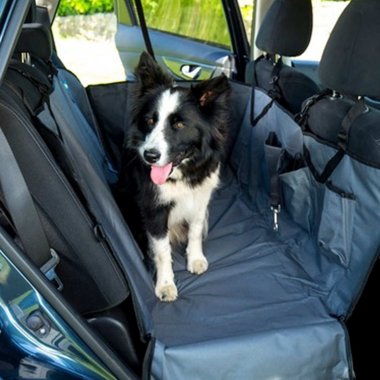 Henry Wag Pet Car Hammock, Waterproof Rear Seat Protector for Dogs