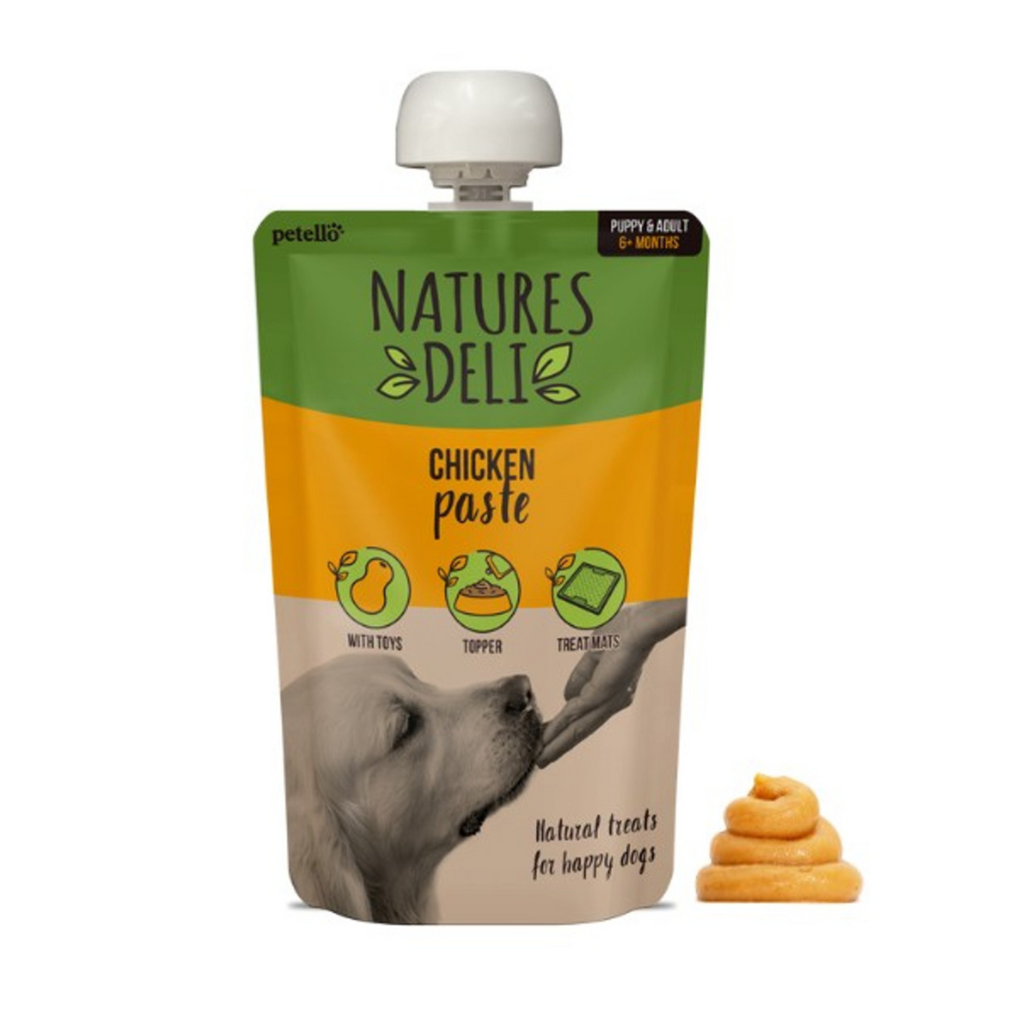 Natures Deli Paste Available in 3 Flavours Salmon & Chicken & Liver, 100g