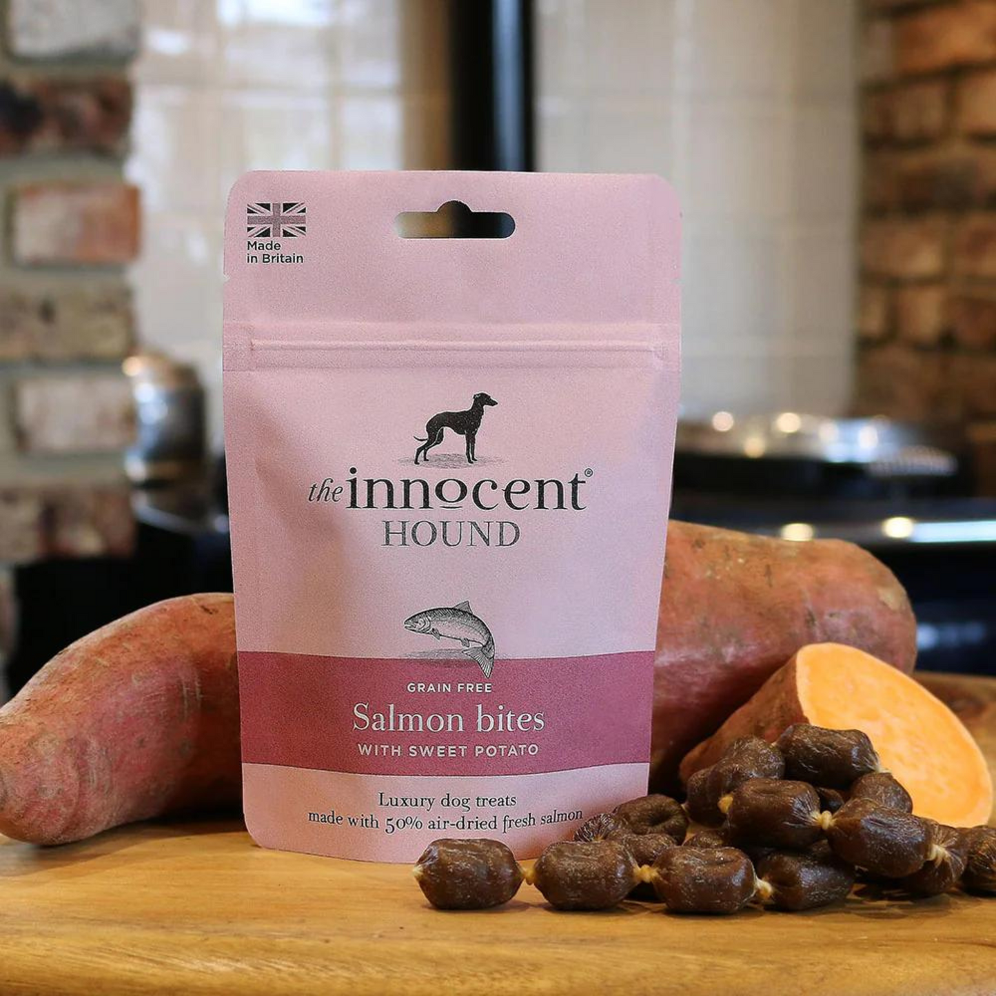 The Innocent Hound Salmon Bites With Sweet Potato 10pcs