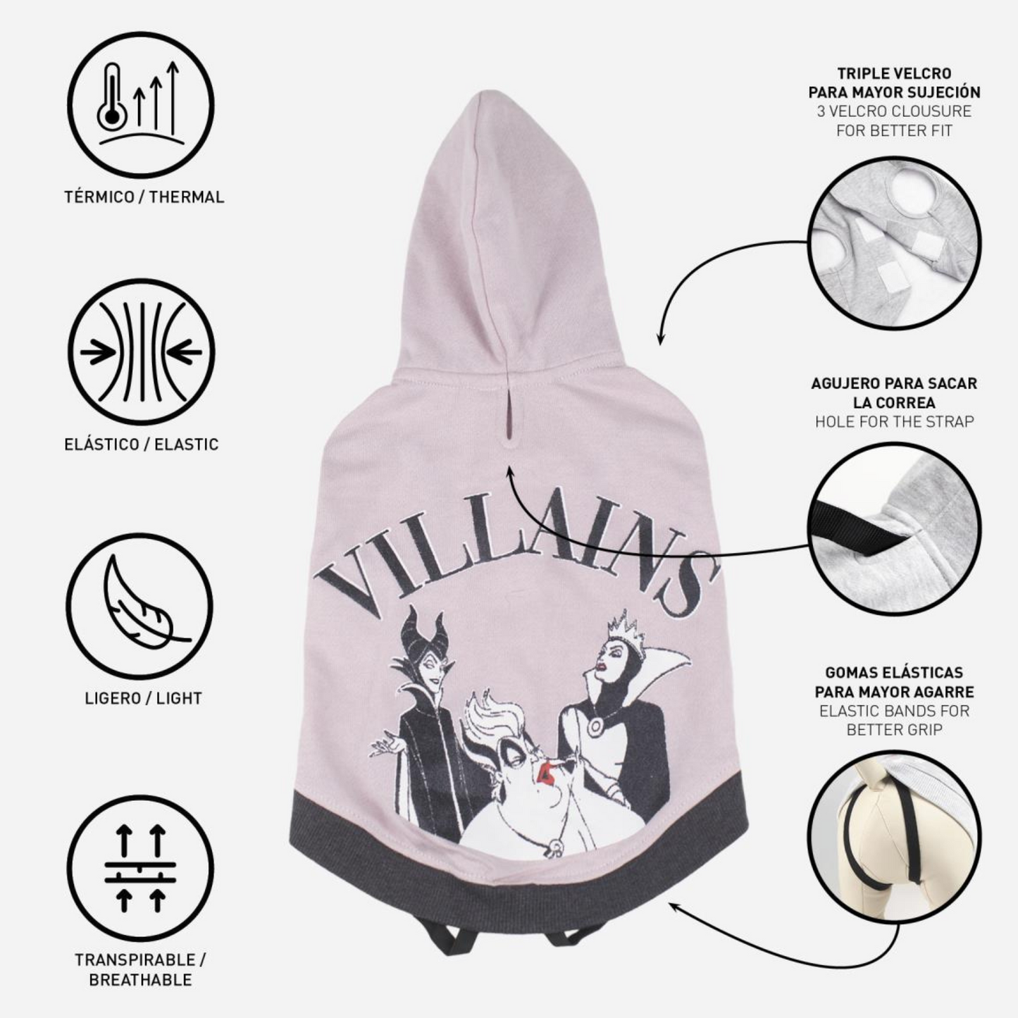 Disney Villains Dog Hoody Sweatshirt
