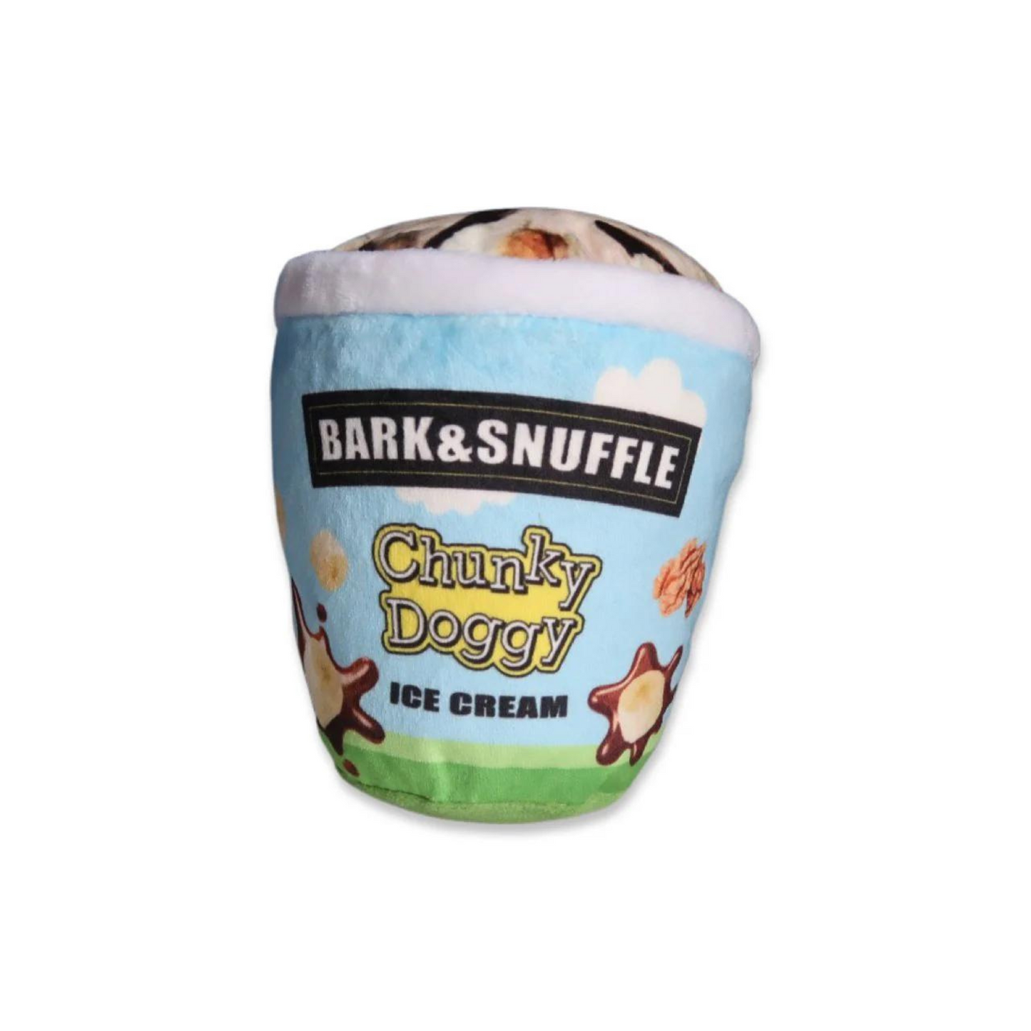 PawStory Bark & Snuffle Ice Cream Tub Dog Toy