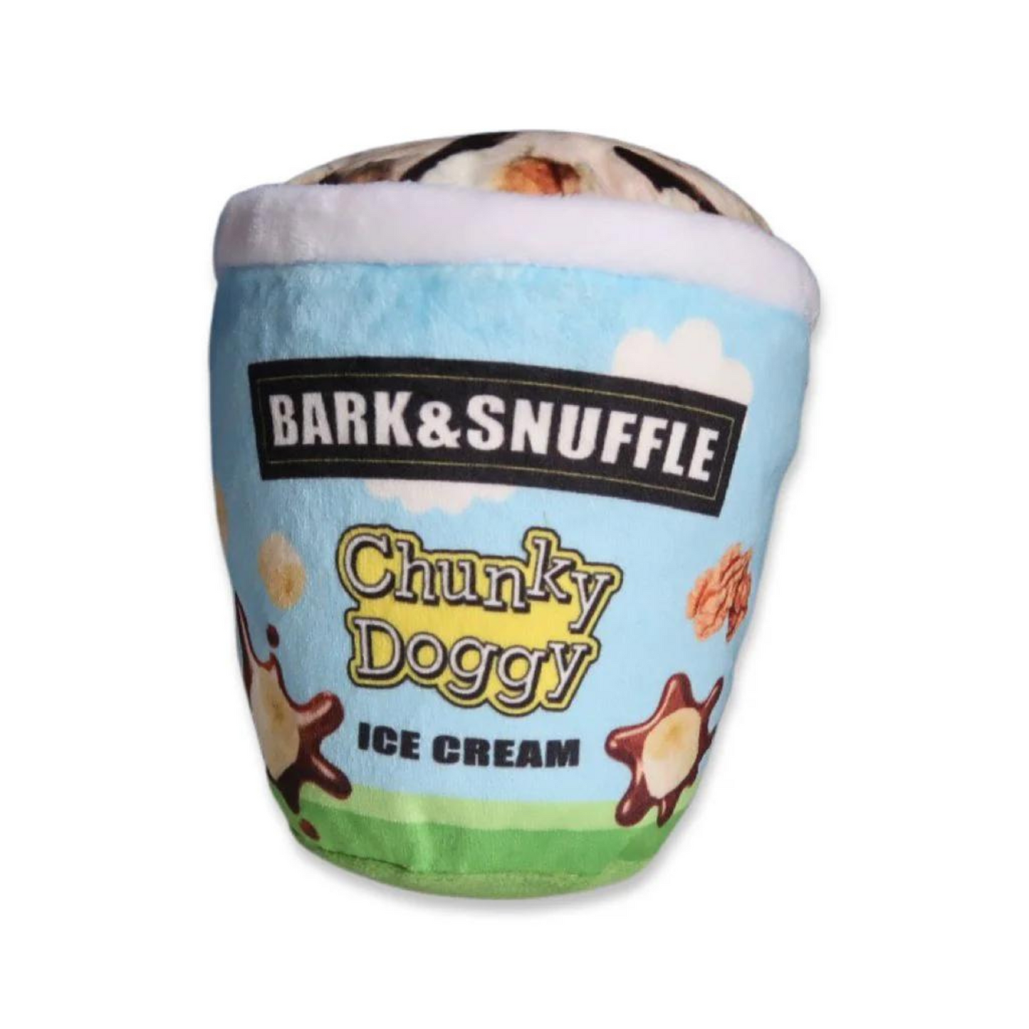 PawStory Bark & Snuffle Ice Cream Tub Dog Toy