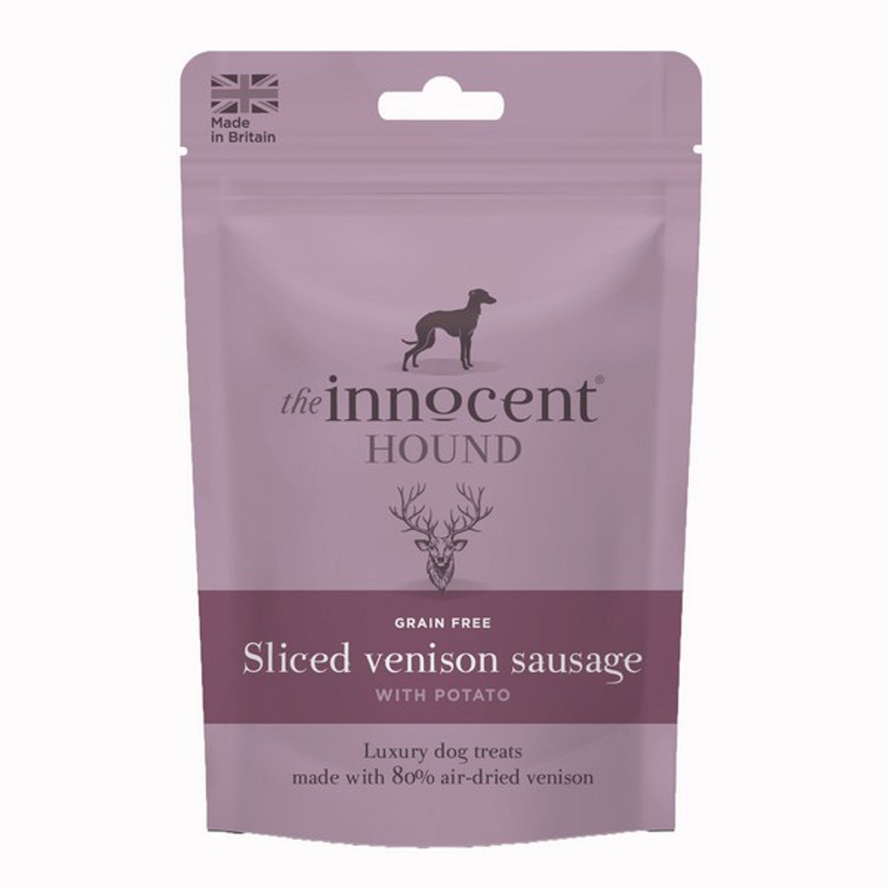 The Innocent Hound Sliced Venison Sausage, 70g
