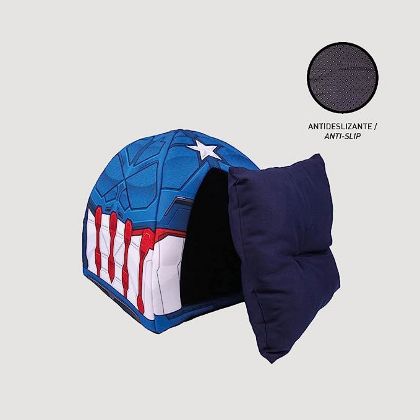 Captain America Dog & Cat Cave Bed