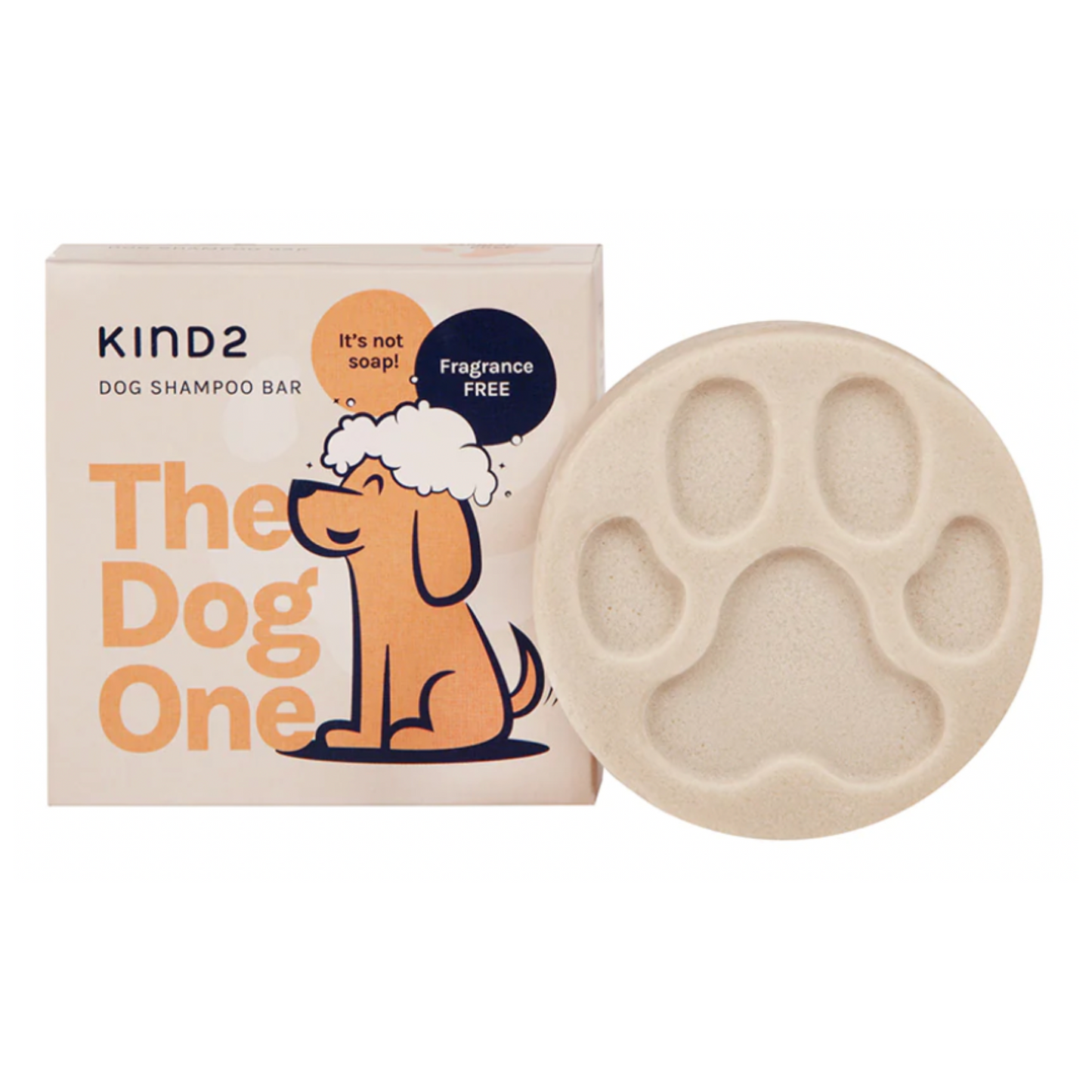 Kind2 Dog Shampoo Bar Fragrance Free 90g