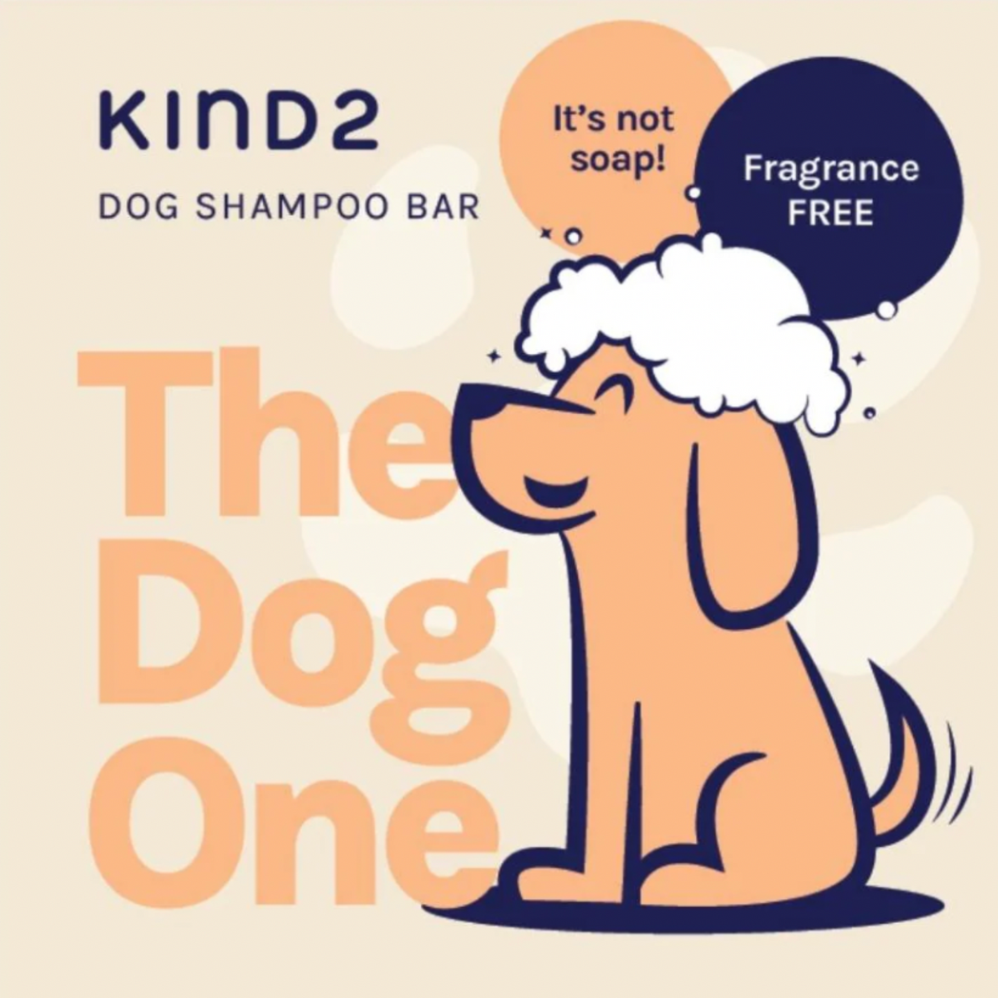 Kind2 Dog Shampoo Bar Fragrance Free 90g