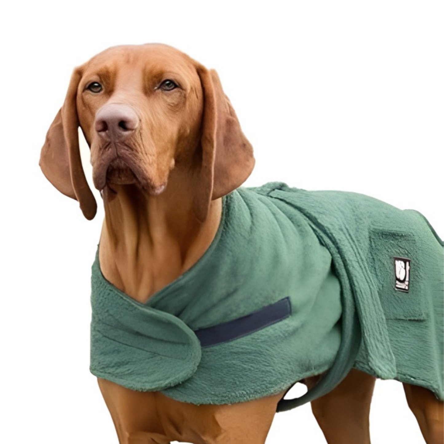 Danish Design Dog Robe Towelling Green