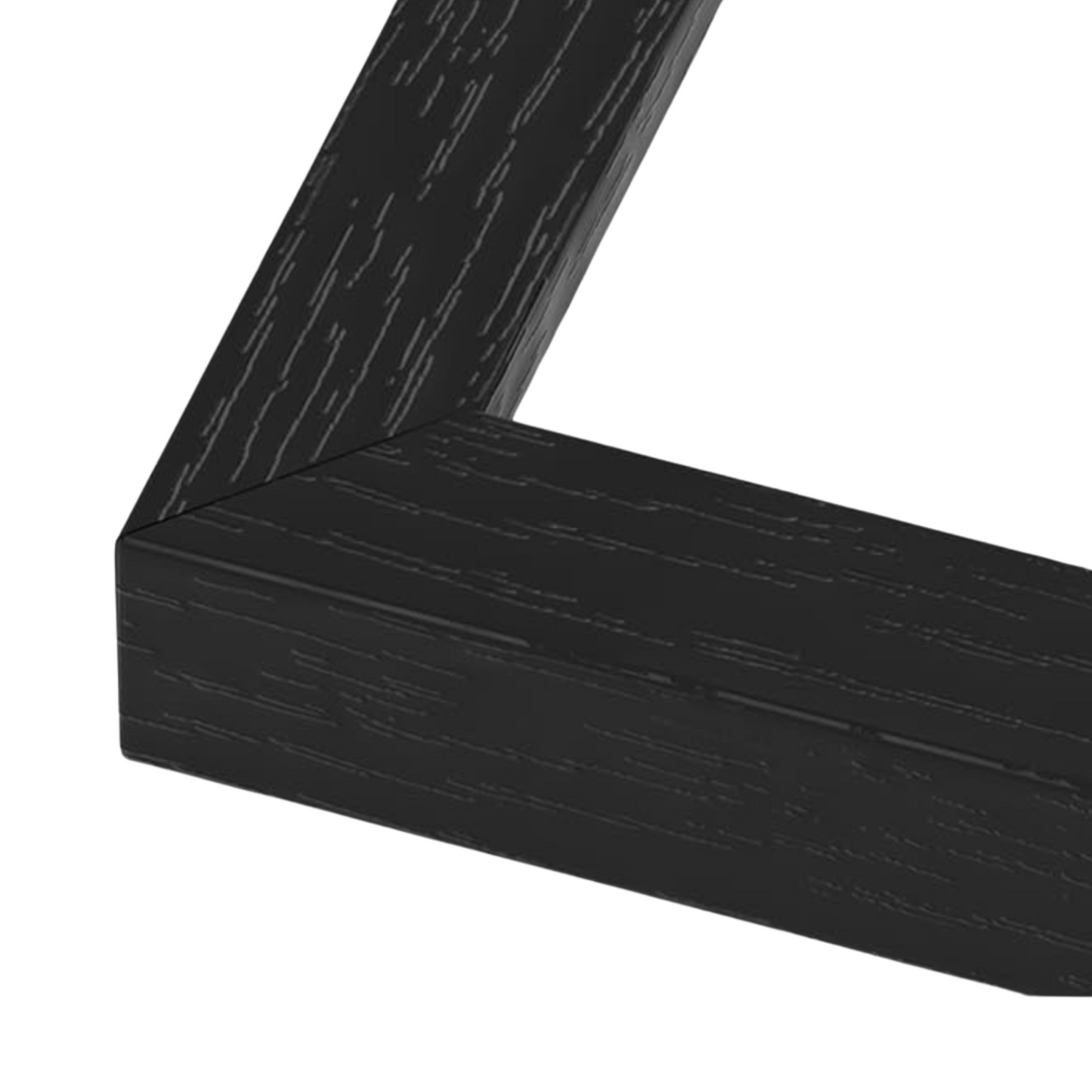 Black A5 picture frame with white mount