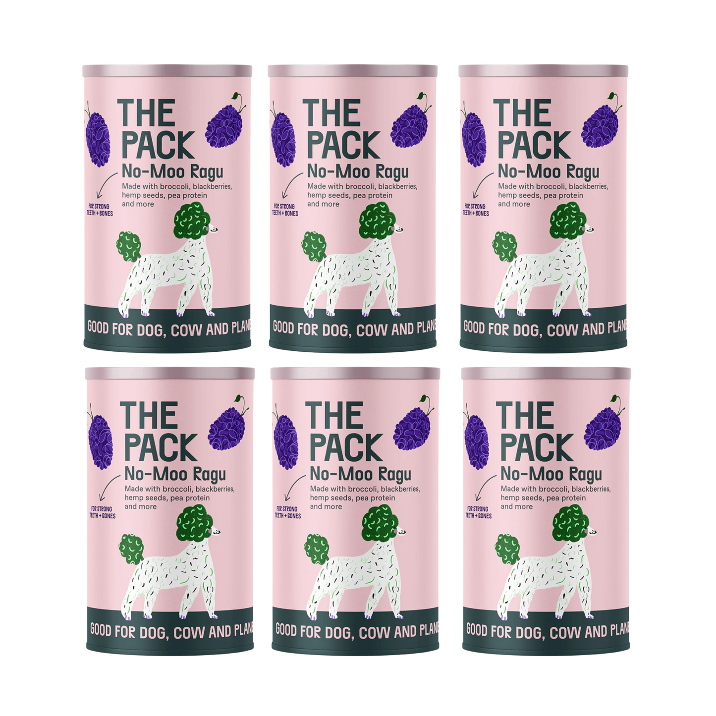 The Pack Plant Based Dog Food 100% Healthy Nutritionally Complete 375g