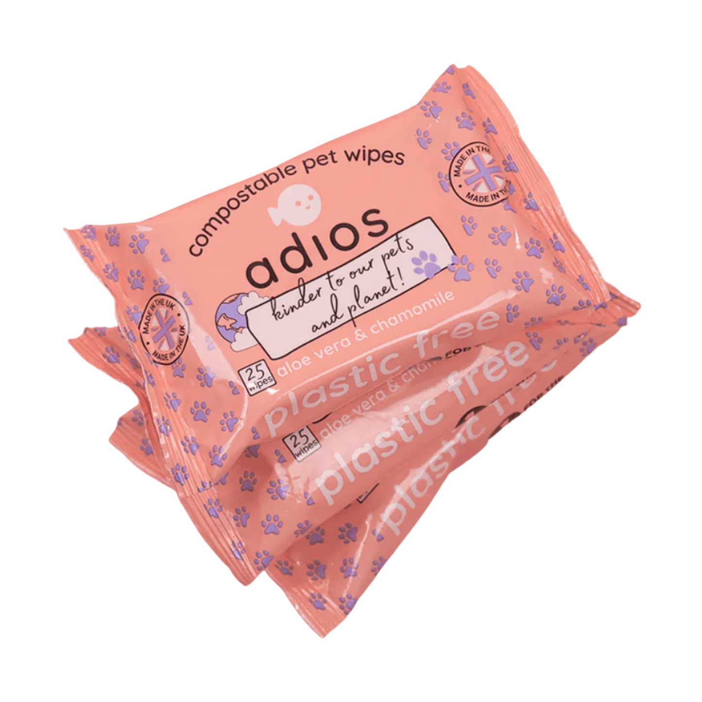 Adios Plastic 100% Compostable Wet Wipes