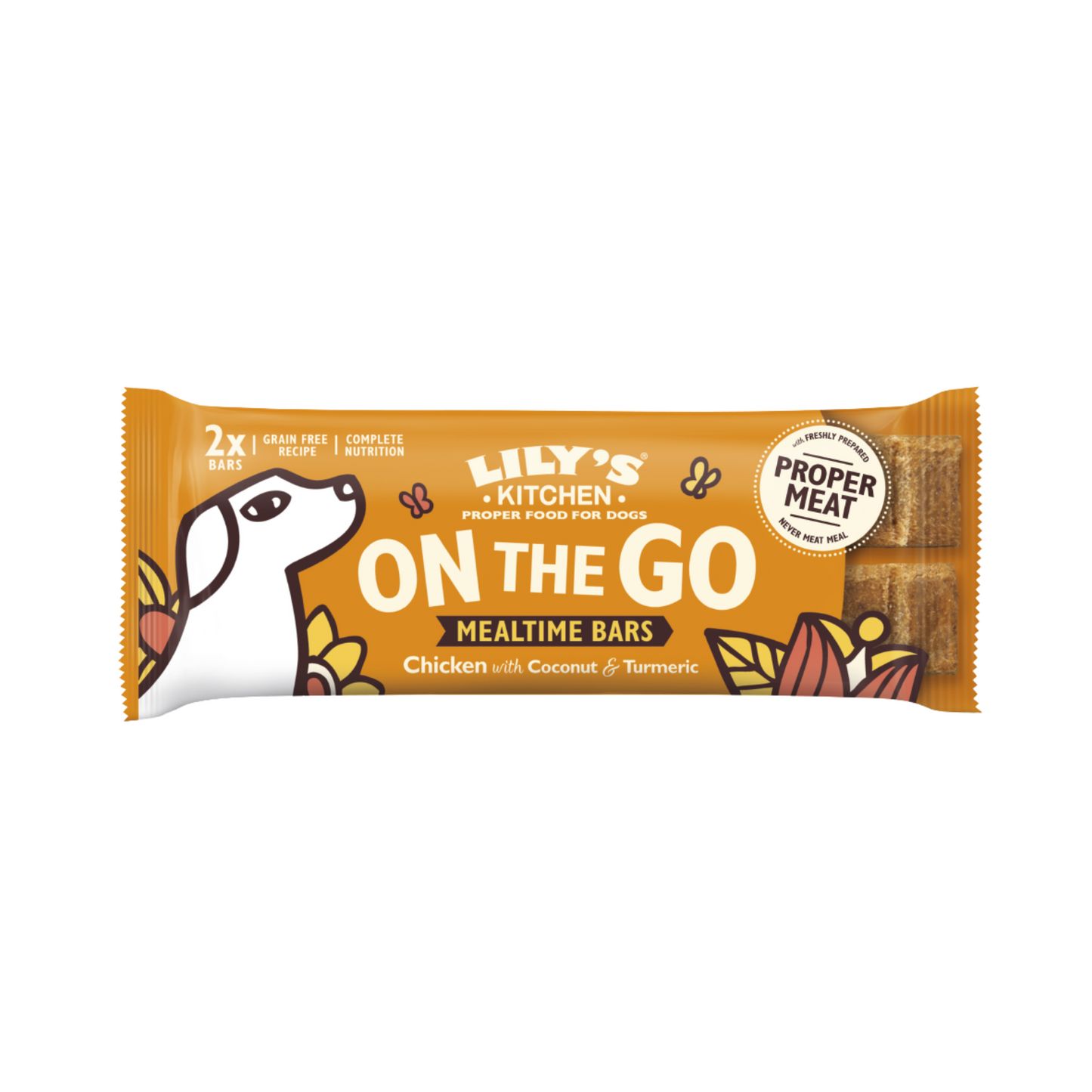 Lily's Kitchen Dog On The Go Snack Bar Chicken Flavour 40g