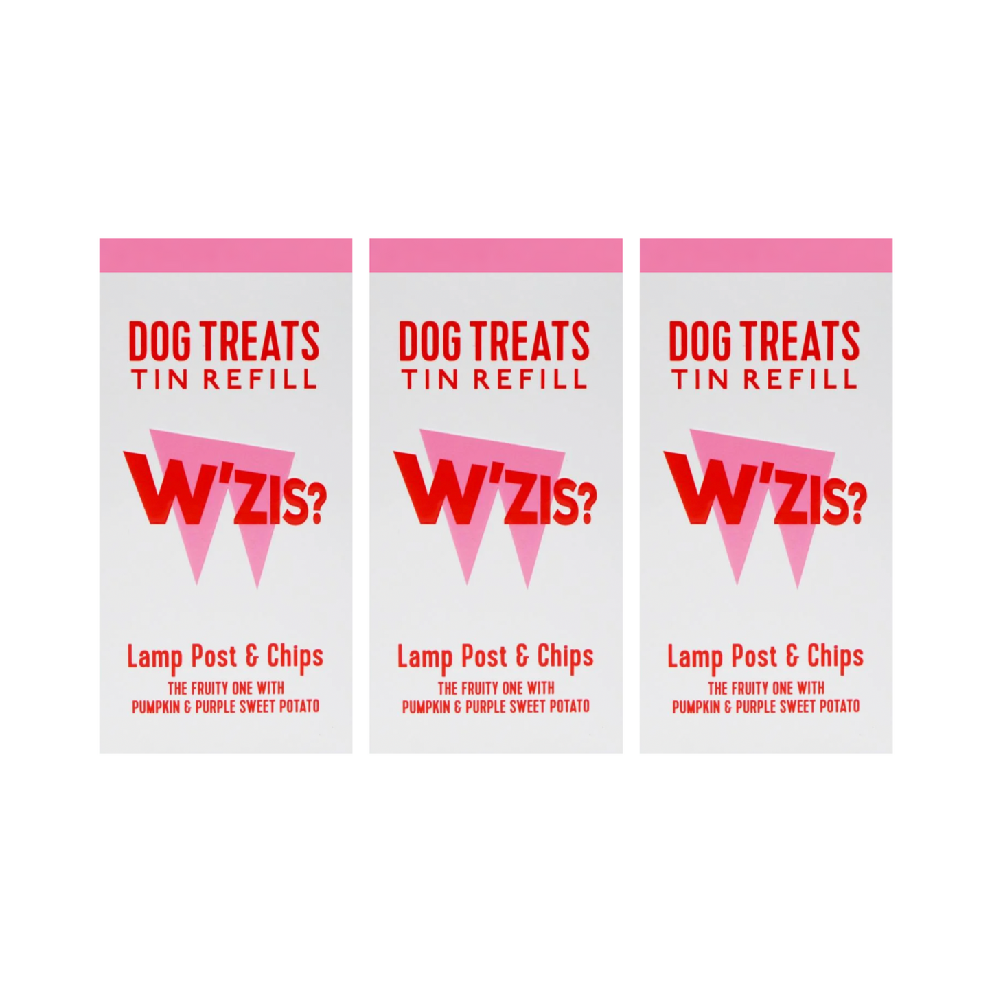 WZIS Dog Treats, Postman & Roast (Yellow), Smoked Tomato, Sweet Potato & Pumpkin Flavour, Available In Quantities 100, 300 & 600