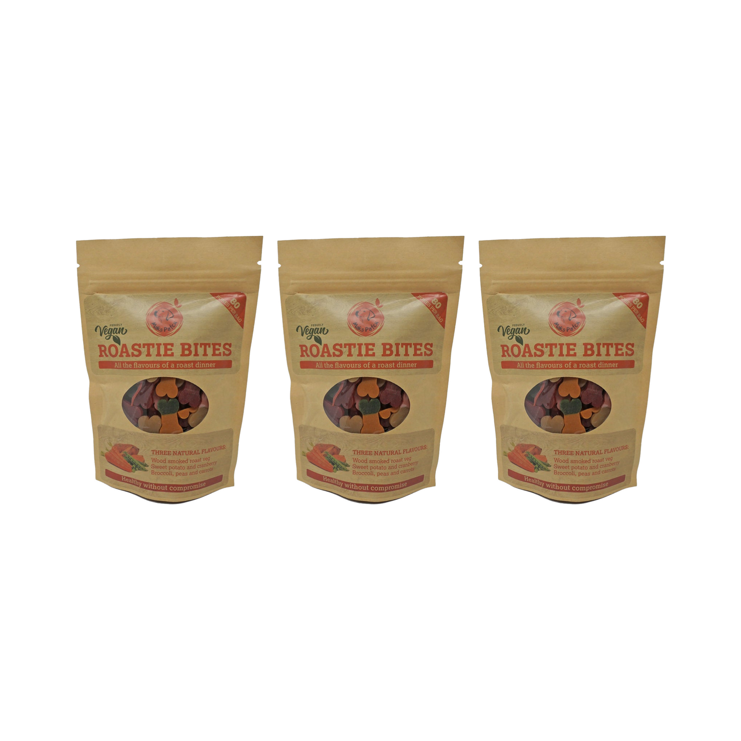 Maks Patch Roastie Bites Dog Treats All The Flavours Of A Roast Dinner 100g & 1kg