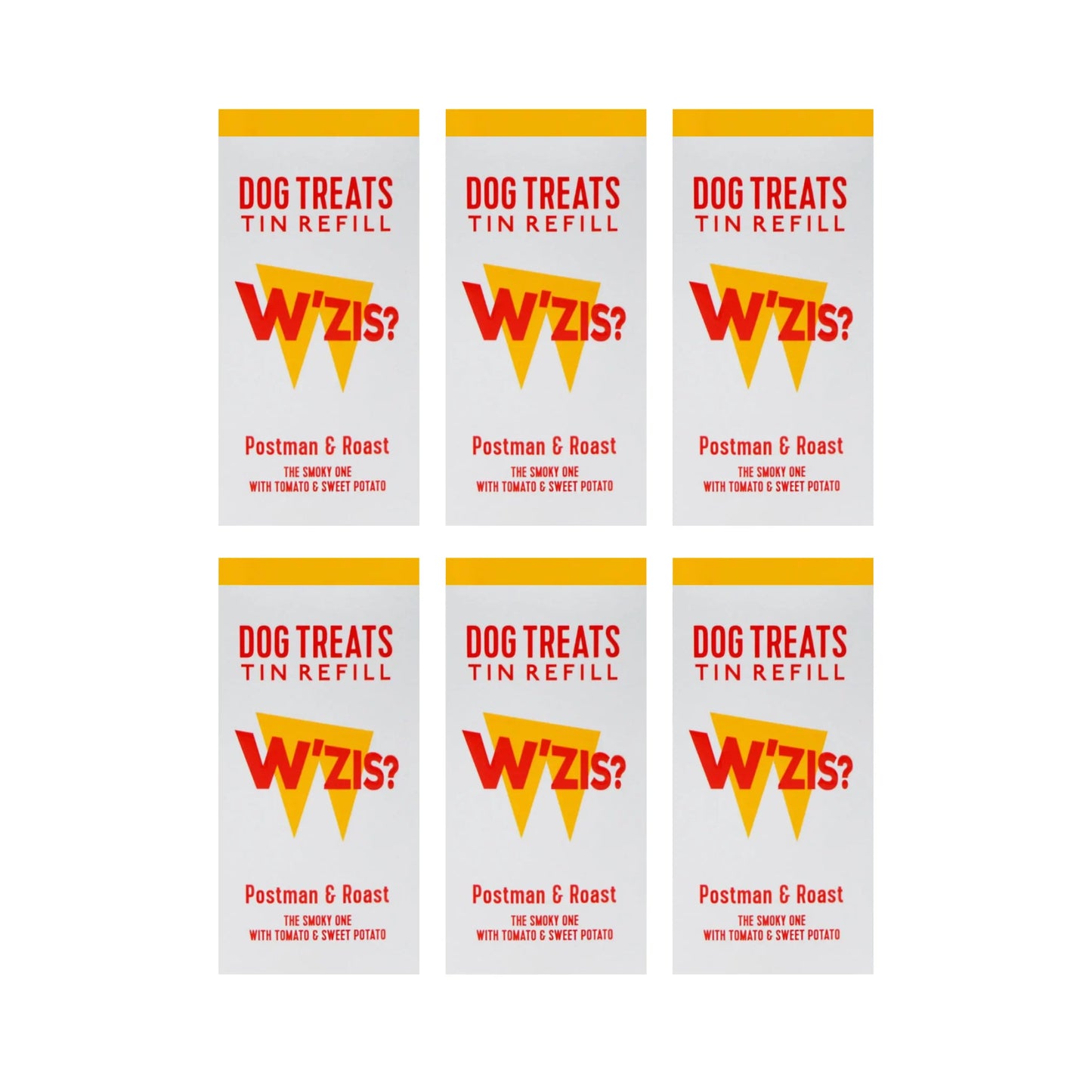 WZIS Dog Treats, Lamp Post & Chips (Pink), Purple Sweet Potato, Pea & Pumpkin Flavour, Available In Quantities 100, 300 & 600