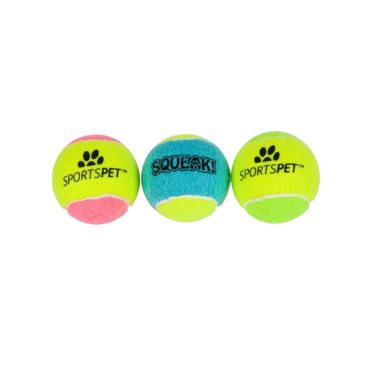 Sportspet Squeaky Tennis Balls