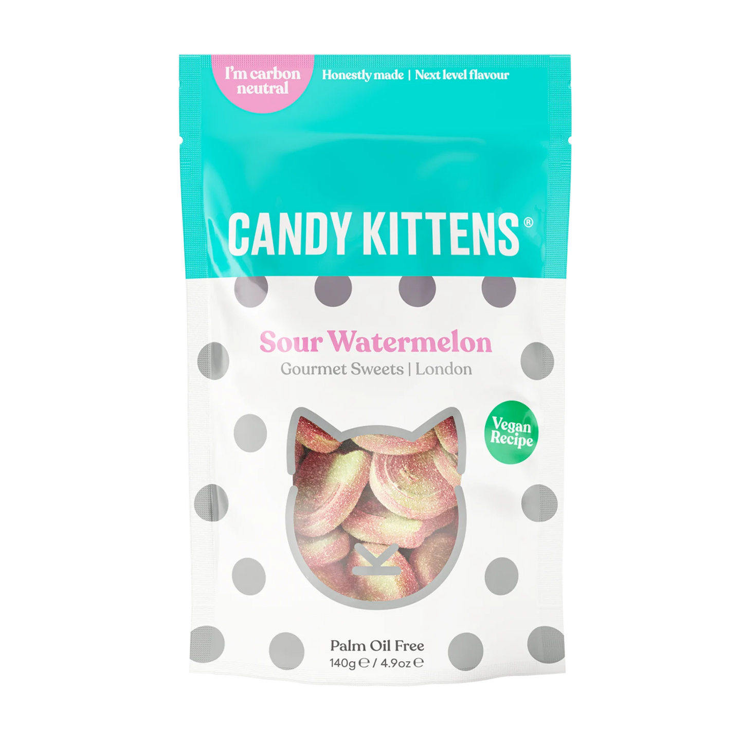 Candy Kittens Sweets Shox, Wild Strawberry, Sour Watermelon, Eton Mess, Very Cherry 140g