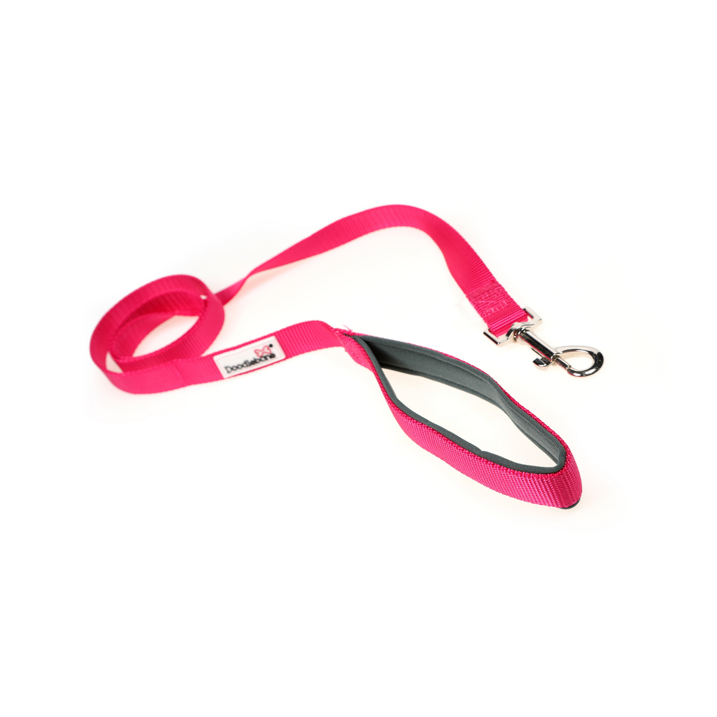 Doodlebone Originals Airmesh Bundle Set Dog Lead, Collar & Harness Fuchsia Pink