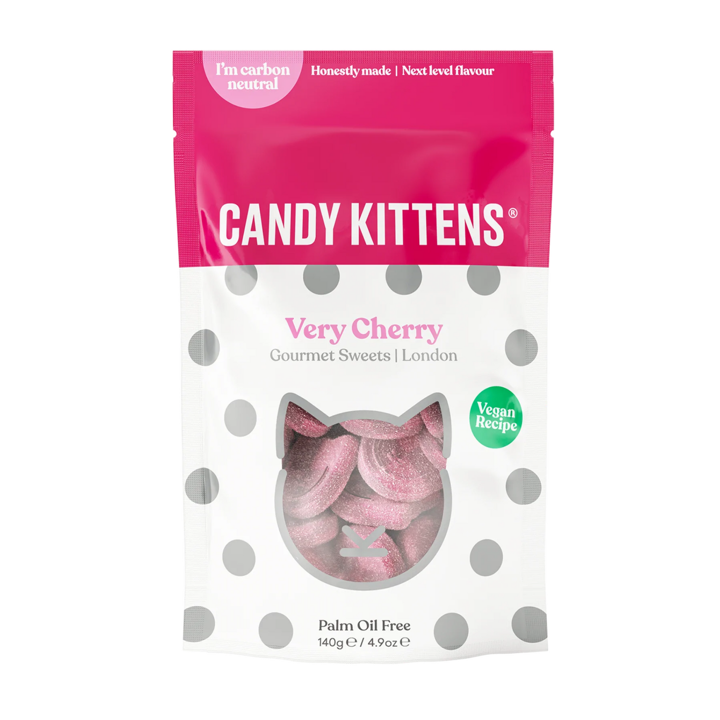 Candy Kittens Sweets Shox, Wild Strawberry, Sour Watermelon, Eton Mess, Very Cherry 140g