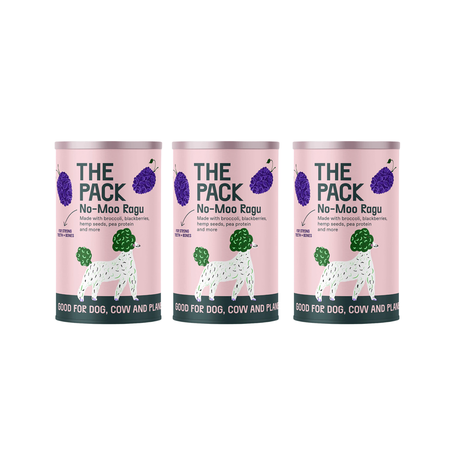 The Pack Plant Based Dog Food 100% Healthy Nutritionally Complete 375g