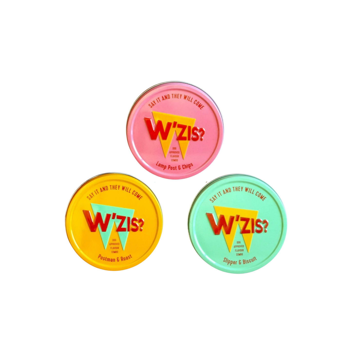 Wzis Triple Treat Tin with 300 Treats