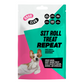 Grub Club Sit Roll Treat Repeat Dog Treats